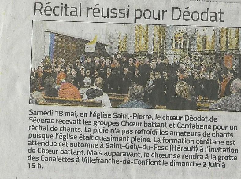 Recital reussi 2